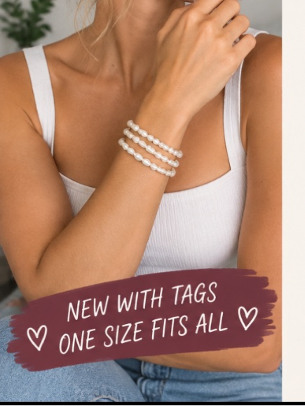 Helzberg Diamonds Set of 3 Freshwater Pearl Bracelets NWT
